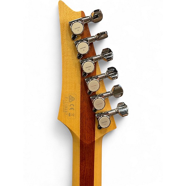 Used Ibanez JS2450MCP Purple Solid Body Electric Guitar