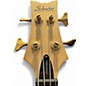 Used Schecter Guitar Research C4 Custom Natural Electric Bass Guitar