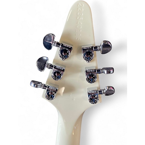 Used Gibson 70s Flying V White Solid Body Electric Guitar