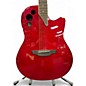Used Applause AE44II Red Acoustic Guitar