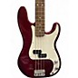 Used Fender Standard Precision Bass Red Electric Bass Guitar