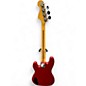 Used Squier Precision Bass Red Electric Bass Guitar