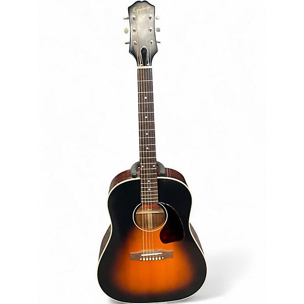 Used Epiphone Inspired By Gibson J-45 Tobacco Sunburst Acoustic Guitar