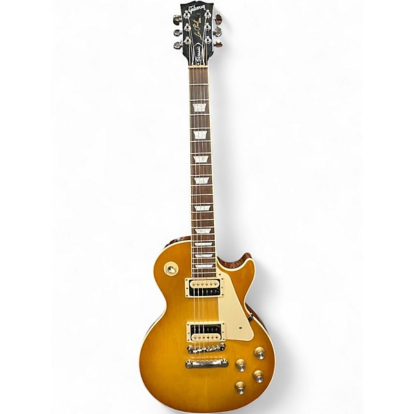 Used Gibson Les Paul Classic Honey Burst Solid Body Electric Guitar