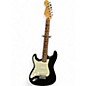 Used 2010 Fender Standard Stratocaster LEFTY Black Solid Body Electric Guitar thumbnail