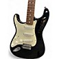 Used 2010 Fender Standard Stratocaster LEFTY Black Solid Body Electric Guitar