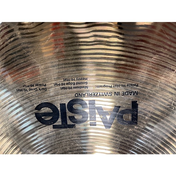 Used Paiste 13in Signature Medium Hi Hat Top Cymbal