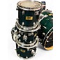 Used Mapex 5 Piece pro m Green Drum Kit