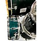 Used Mapex 5 Piece pro m Green Drum Kit
