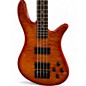 Used Spector Q4 Orange Electric Bass Guitar
