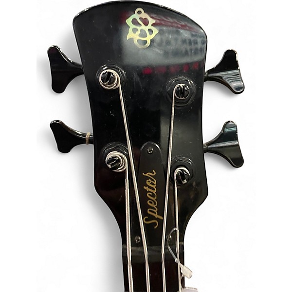 Used Spector Q4 Orange Electric Bass Guitar