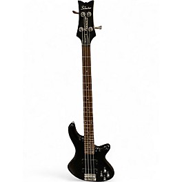Used Schecter Guitar Research Deluxe 4 String Black Electric Bass Guitar