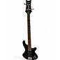 Used Schecter Guitar Research Deluxe 4 String Black Electric Bass Guitar thumbnail