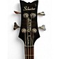 Used Schecter Guitar Research Deluxe 4 String Black Electric Bass Guitar
