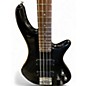 Used Schecter Guitar Research Deluxe 4 String Black Electric Bass Guitar