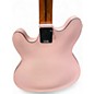 Used 2024 Fender Tom Delonge Pink Hollow Body Electric Guitar