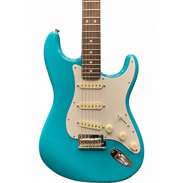 Used Fender American Professional II Stratocaster (UPGRADED WITH ORIGINA MIAMI BLUE Solid Body Electric Guitar