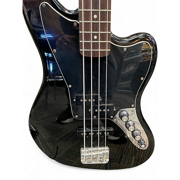 Used 2011 Squier Vintage Modified Jaguar Black Solid Body Electric Guitar