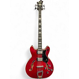 Used Hagstrom Viking Bass Cherry Electric Bass Guitar