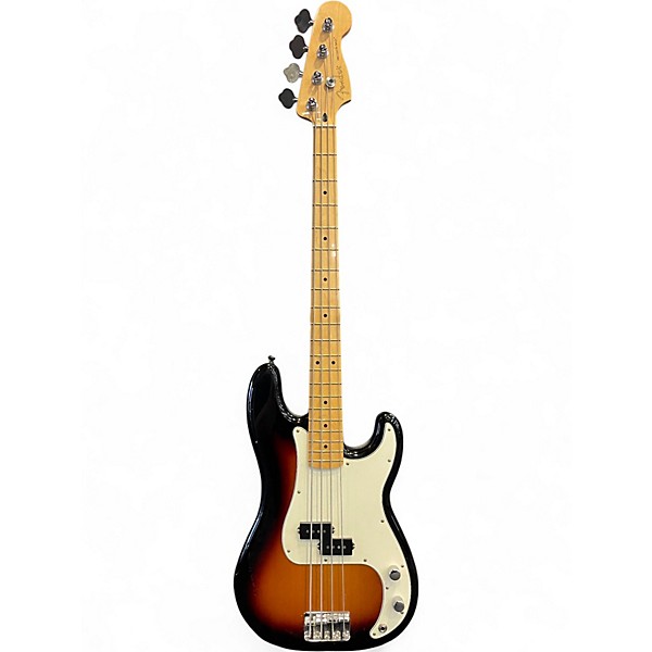 Used Fender Player Precision Bass 2 Color Sunburst Electric Bass Guitar