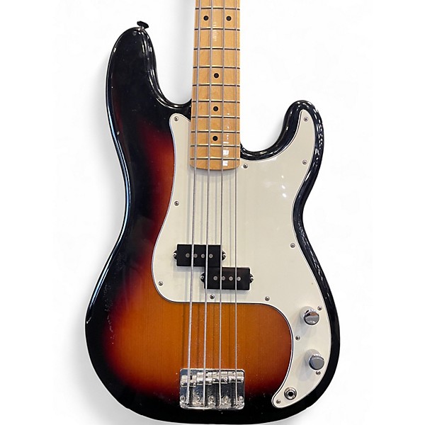 Used Fender Player Precision Bass 2 Color Sunburst Electric Bass Guitar