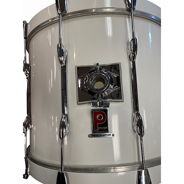 Used Premier 3 Piece Three piece kit White Drum Kit