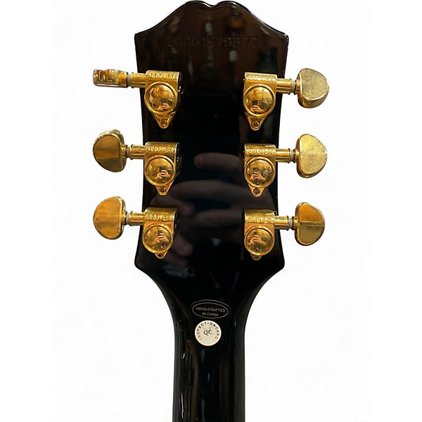 Used Epiphone Les Paul Custom Black Solid Body Electric Guitar