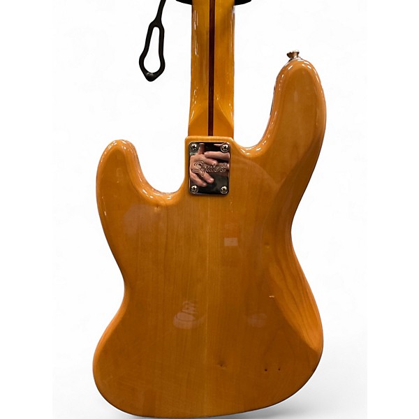 Used Squier Classic Vibe 70s Jazz Bass Natural Electric Bass Guitar