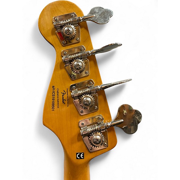 Used Squier Classic Vibe 70s Jazz Bass Natural Electric Bass Guitar