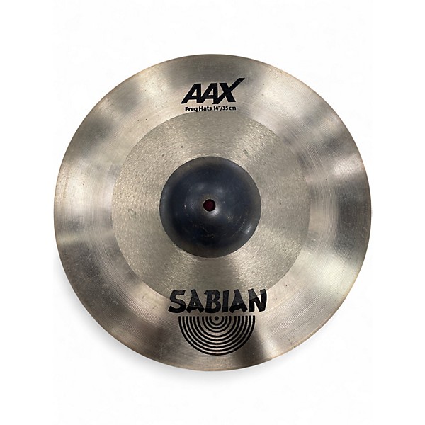 Used SABIAN 14in AAX Frequency Hi Hat(Pair) Cymbal
