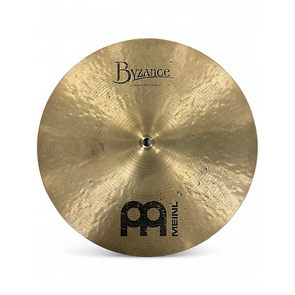 Used MEINL 14in Byzance Medium Hi Hat Bottom Cymbal