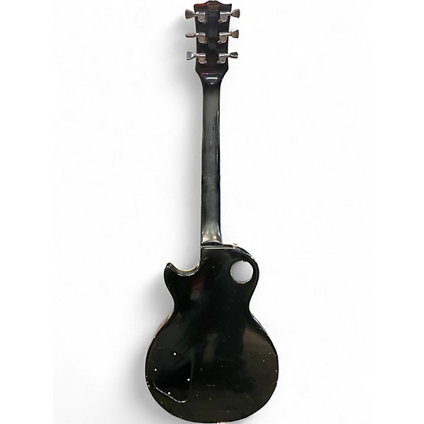 Vintage 1977 Gibson Les Paul Deluxe Pro Black Solid Body Electric Guitar