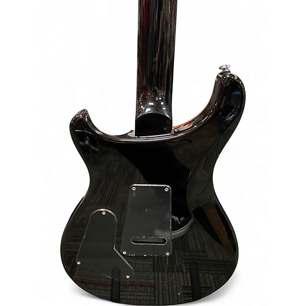 Used PRS SE Custom 24 Black Gold Sunburst Solid Body Electric Guitar