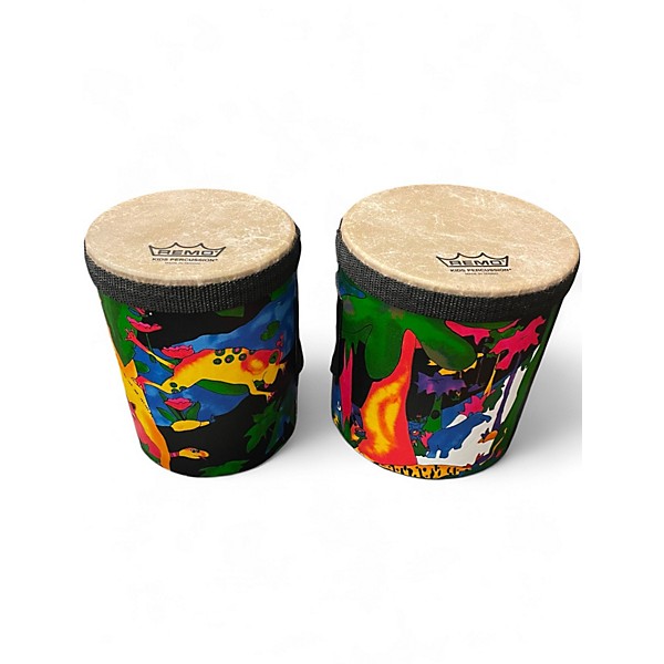 Used Remo KIDS RAINFOREST BONGOS Bongos