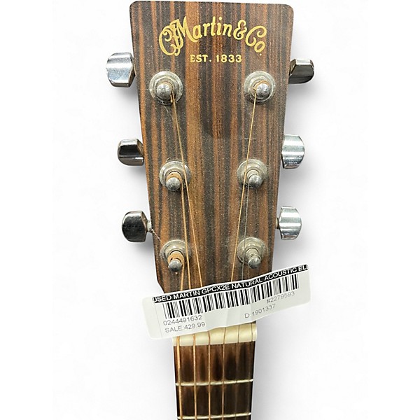 Used Martin GPCX2E Natural Acoustic Electric Guitar