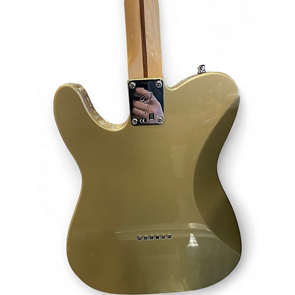 Used Fender Chris Shiflett Telecaster Deluxe Gold Solid Body Electric Guitar