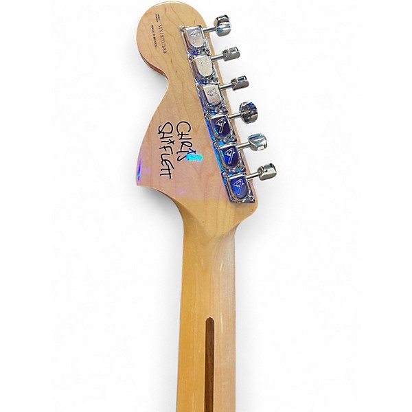 Used Fender Chris Shiflett Telecaster Deluxe Gold Solid Body Electric Guitar