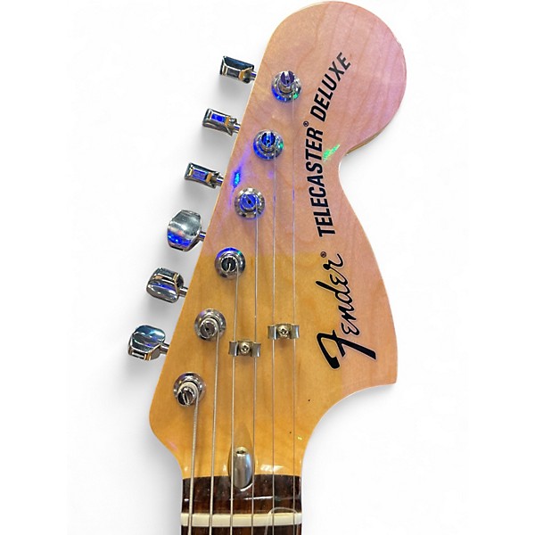 Used Fender Chris Shiflett Telecaster Deluxe Gold Solid Body Electric Guitar