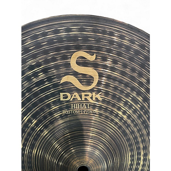 Used Zildjian 14in S DARK HAT BOTTOM Cymbal