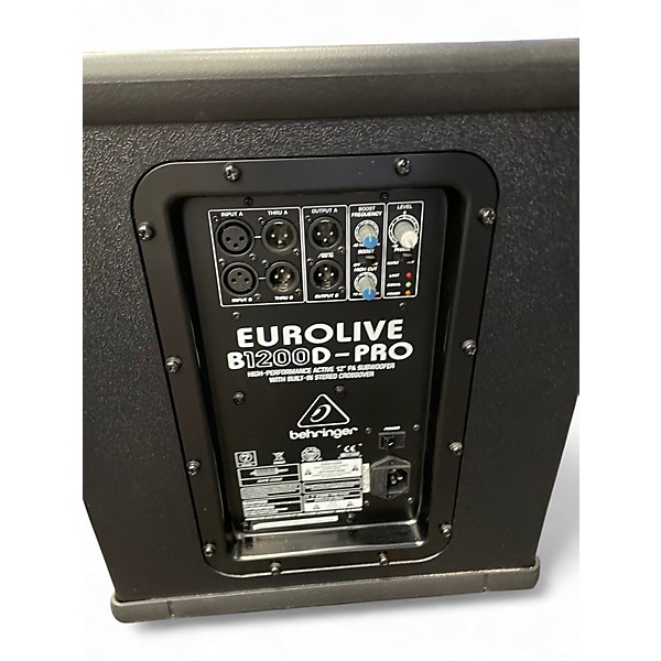 Used Behringer Eurolive B1200D Pro Powered Subwoofer
