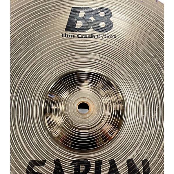 Used SABIAN 14in B8 Thin Crash Cymbal