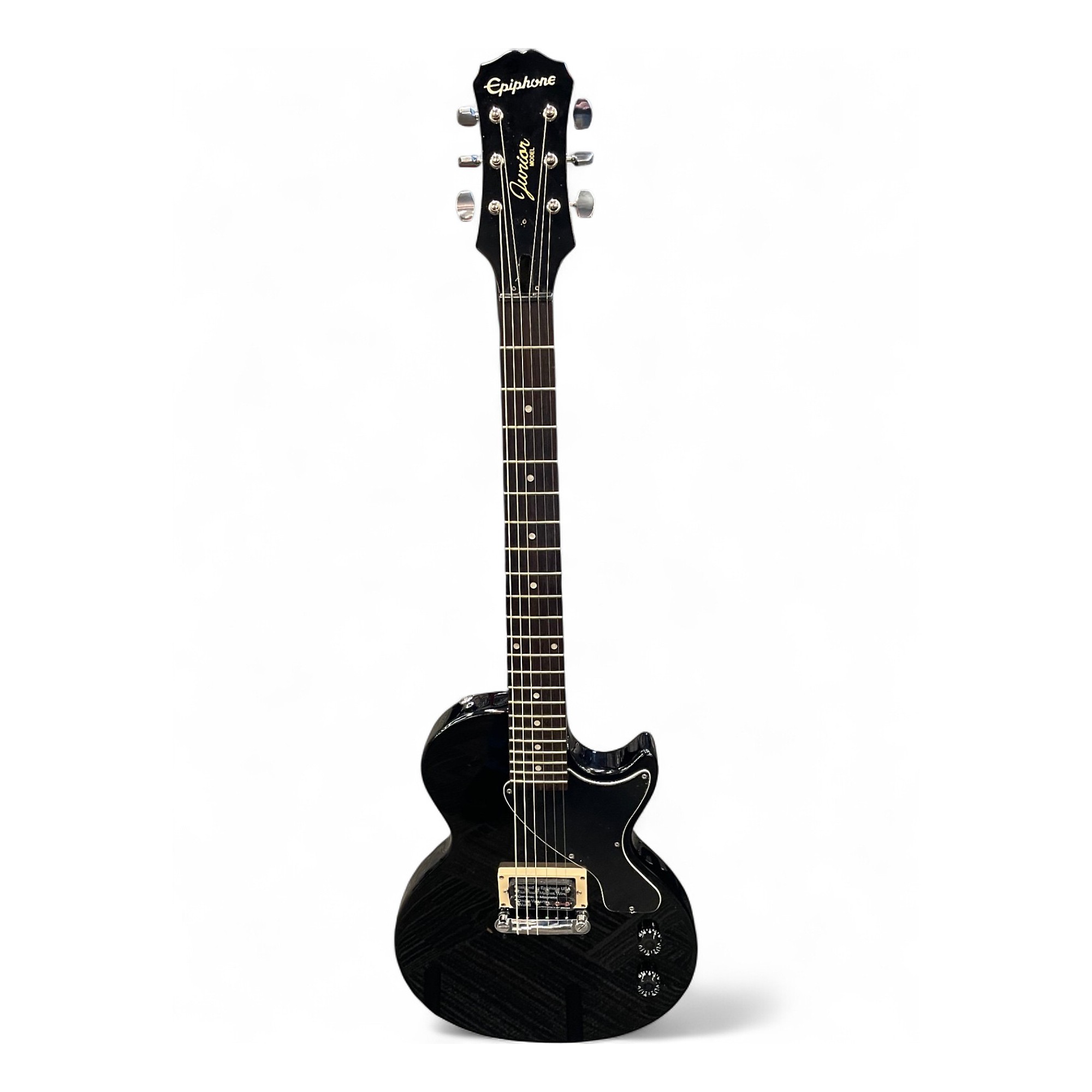 Epiphone Les Paul Junior エレキギター ブラック Used Epiphone Les Paul Junior Single Cut Black Solid Body Electric