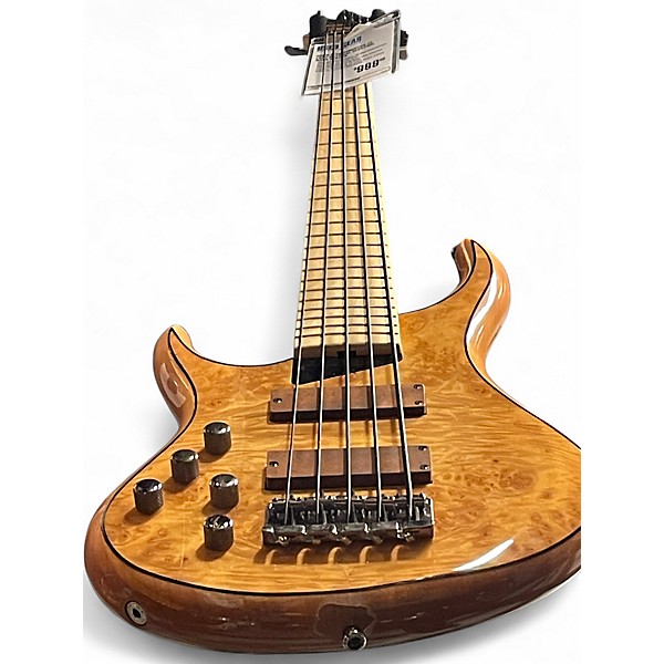 Used MTD Kingston Z5 LEFT Natural Electric Bass Guitar