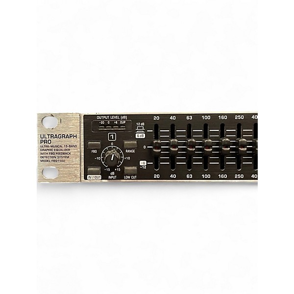 Used Behringer FBQ1502 with Feedback Detection Equalizer