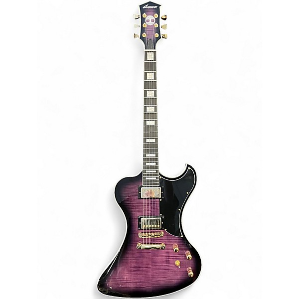 Used Grzenia Royale Purple Solid Body Electric Guitar