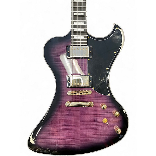 Used Grzenia Royale Purple Solid Body Electric Guitar