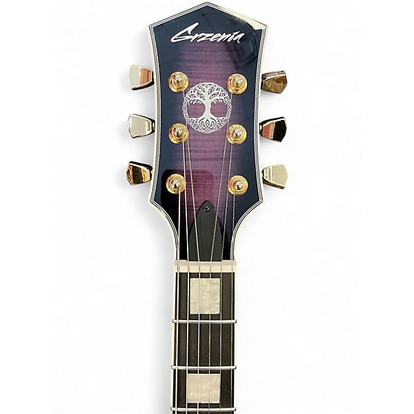 Used Grzenia Royale Purple Solid Body Electric Guitar