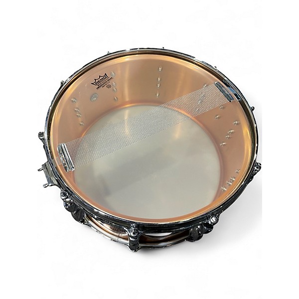Used Gretsch Drums 14in 6" x 14" copper Snare Copper Drum
