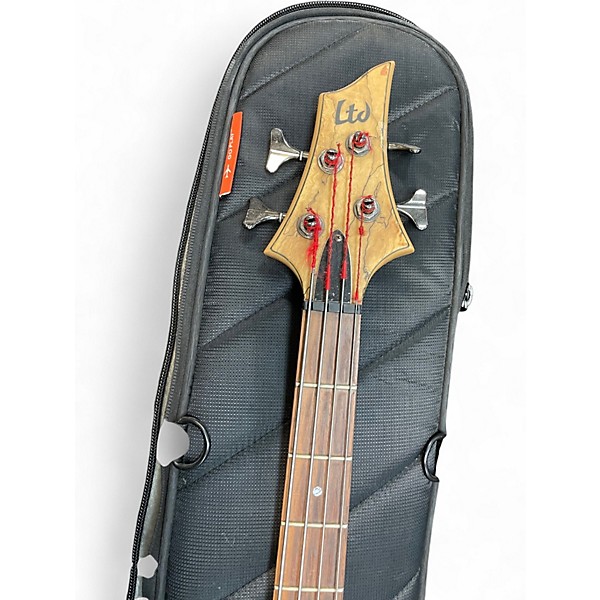 Used ESP LTD B204SM Natural Electric Bass Guitar