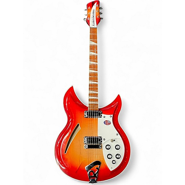 Used 2019 Rickenbacker 381V69 Fireglo Hollow Body Electric Guitar